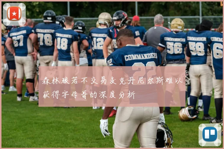 森林狼若不交易麦克丹尼尔斯难以获得字母哥的深度分析